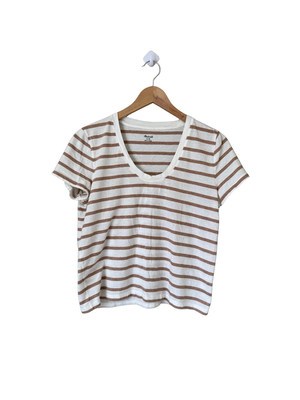 Madewell - Slub Cotton Striped Tee - Size Medium